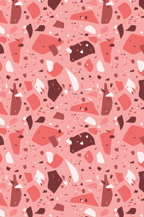 粉色几何图案抽象背景图