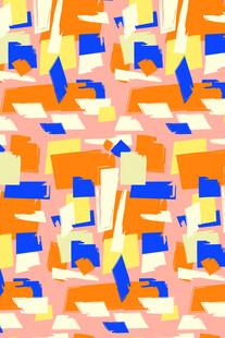 多彩几何抽象图案背景