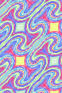 梦幻多彩抽象图案纹理