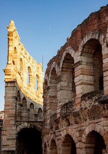 罗马竞技场古老建筑景观