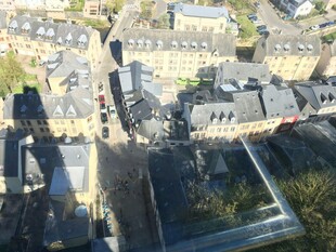 俯瞰城市建筑景观