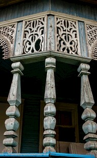 中式雕花阳台栏杆