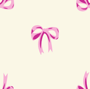 粉色蝴蝶结图案背景