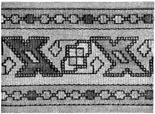 几何图案民族风织物纹理