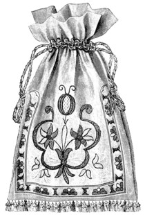 精美刺绣抽绳布袋