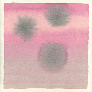 粉色渐变水墨抽象图案