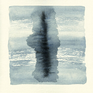 抽象水墨风格的艺术画作