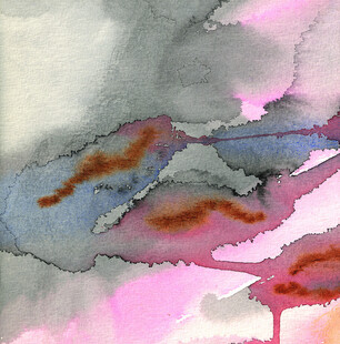 抽象水彩画纹理艺术效果