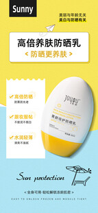 夏日保湿护肤品海报模板