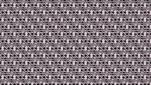 黑白几何纹理图案