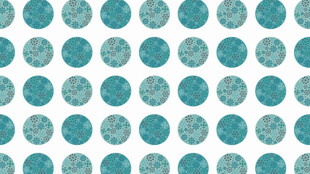 蓝绿色圆点图案背景