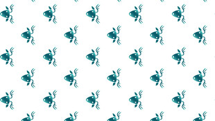 蓝绿色花朵图案背景