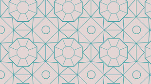 几何线条构成的简约图案