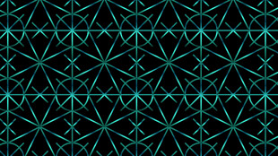 蓝绿色几何图案背景