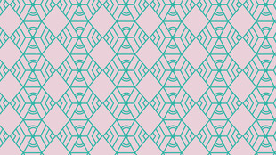 粉蓝几何图案无缝背景