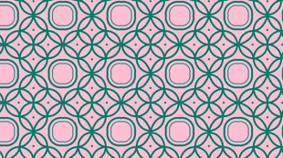 几何圆形交织图案背景