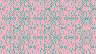 粉色几何图案无缝花纹