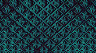 深绿几何图案纹理背景