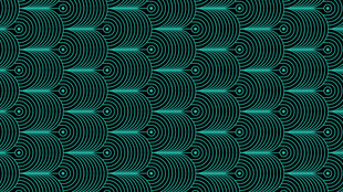 蓝绿色几何图案纹理背景