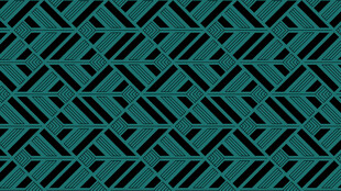 蓝绿交织几何图案纹理