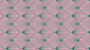 几何线条粉色渐变图案