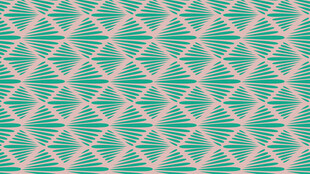 几何线条交织的清新图案