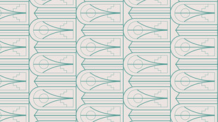 几何线条重复图案背景