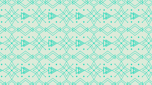 清新浅绿色几何花纹图案