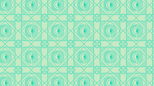 浅绿色几何图案无缝背景