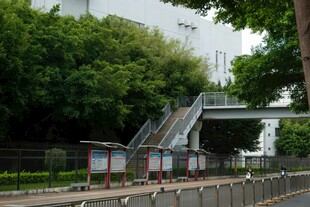 城市中的过街天桥景观