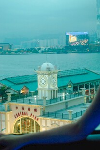 城市港口景观俯瞰