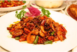 美味诱人的特色炒杂菜