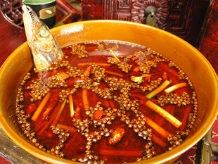 麻辣红油火锅汤底