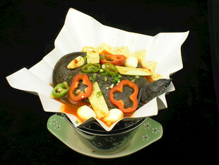 美味蔬菜摆盘菜肴