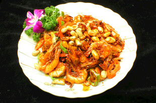 美味虾仁炒时蔬