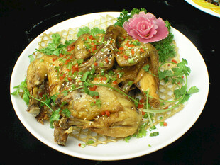 香酥炸鱼摆盘精致