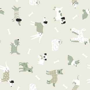 可爱动物图案背景纹理