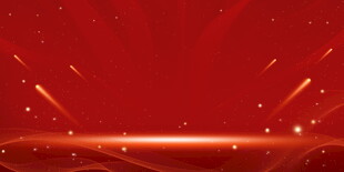 红色炫光科技感背景图