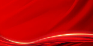 红色动感丝绸背景图