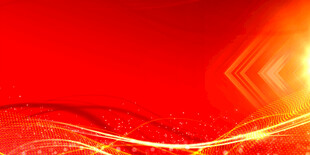 红色炫彩光芒背景图