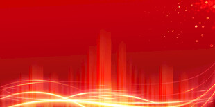 红色动感线条背景图