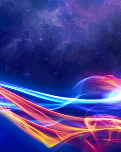 梦幻炫彩光线宇宙背景