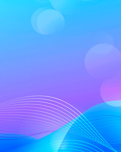 梦幻渐变蓝紫色波浪背景