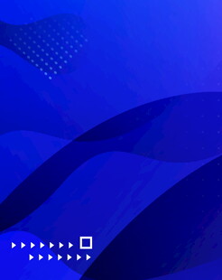 蓝色渐变抽象波浪背景图