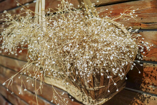 悬挂干花装饰 质朴美感