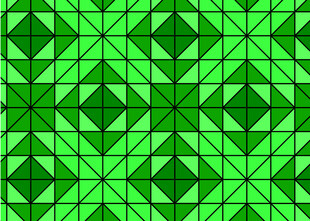 绿色几何图案无缝背景