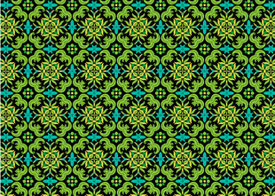 绿色几何图案精美纹理