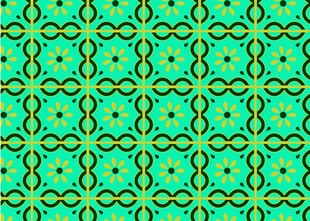 绿色几何图案无缝背景