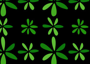 绿色花朵图案背景