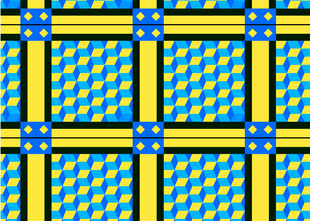 几何图案彩色格子背景